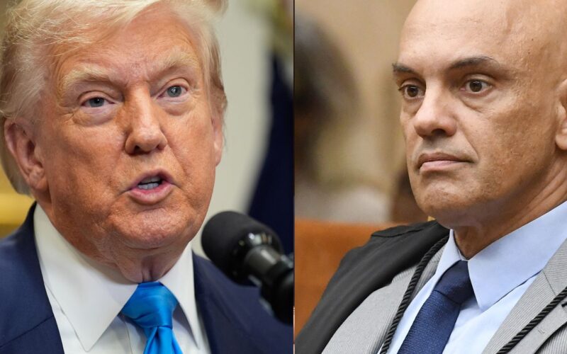 Trump cita Bolsonaro, Moraes e plataformas para justificar taxação