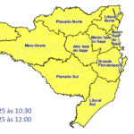 Atualização: Observação Meteorológica SDC/SC 25/08 10:30 – Frio intenso até o amanhecer da quarta-feira (27)