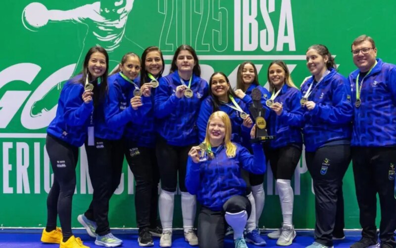 Brasil é campeão das Américas no goalball masculino e no feminino