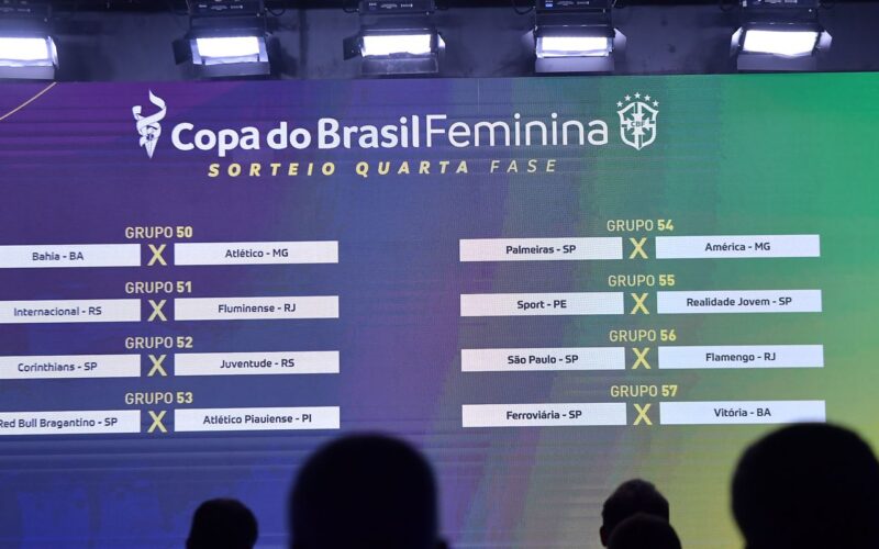 CBF sorteia confrontos da Copa do Brasil Feminina