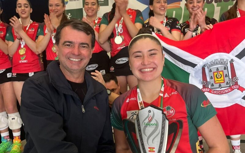 Escola de formação do vôlei feminino catarinense se destaca nas finais dos Joguinhos Abertos