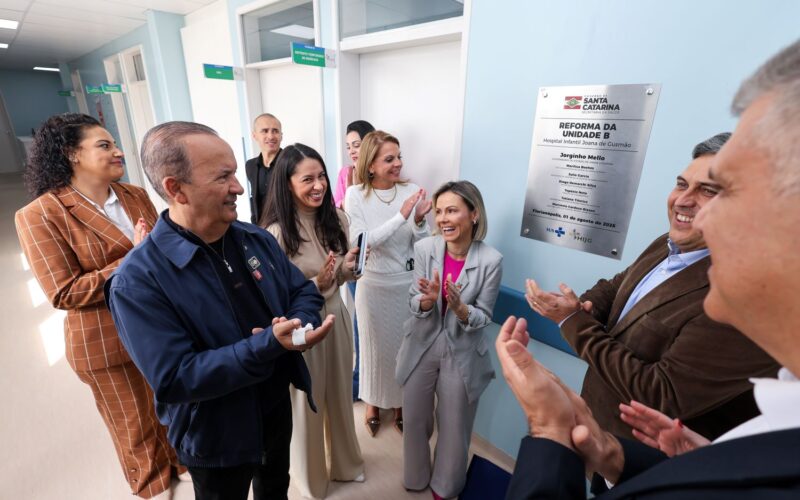 Estado entrega obras da Emergência e Unidade B no Hospital Infantil Joana de Gusmão, em Florianópolis