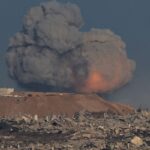 Forças israelenses bombardeiam subúrbios da Cidade de Gaza