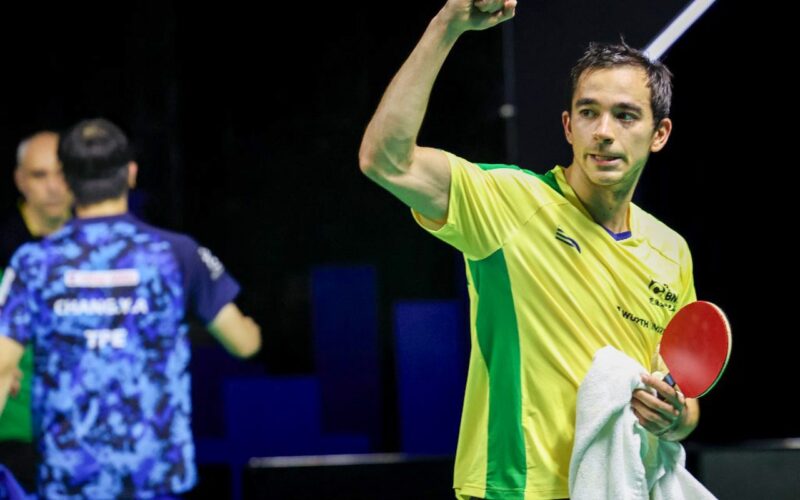 Hugo Calderano quer vaga na semifinal em Foz do Iguaçu