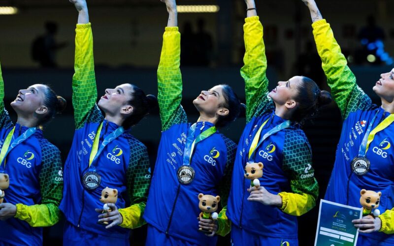 Mundial de GR: Brasil conquista prata inédita no conjunto geral