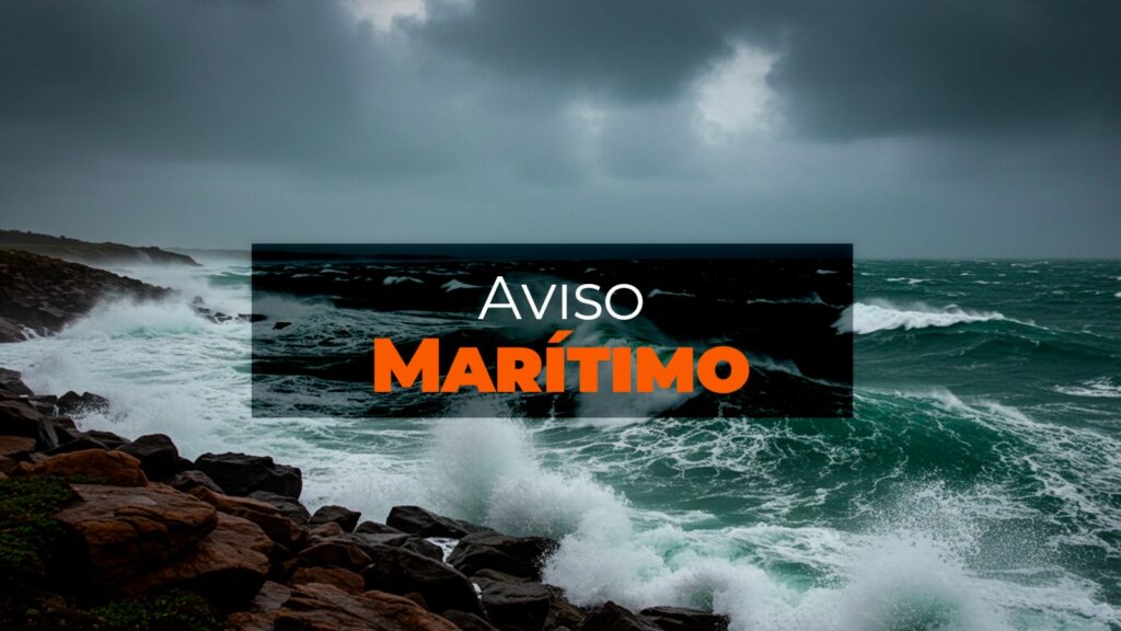 Observação Marítima SDC/SC 04/08 15:20 – Mar agitado nesta terça-feira (05).