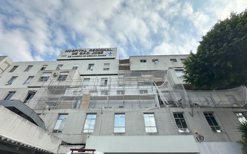 Saúde em Obras: modernização do Hospital Regional de São José vai da fachada aos espaços internos
