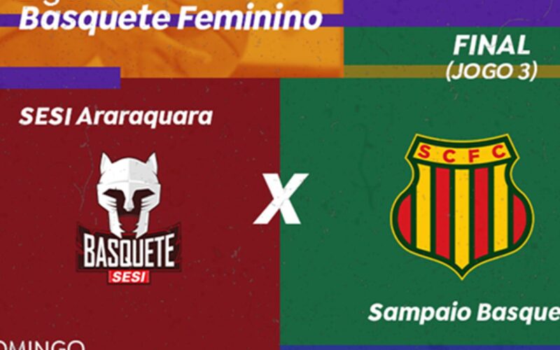 TV Brasil transmite Sesi Araraquara e Sampaio Basquete pela LBF