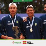 Tenista bolsista da Fesporte conquista o campeonato sul-americano com a seleção brasileira