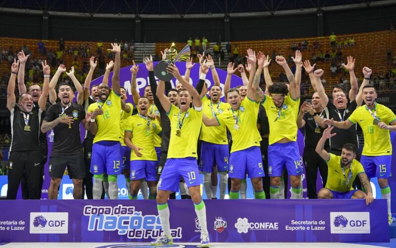 Brasil conquista a Copa das Nações de Futsal