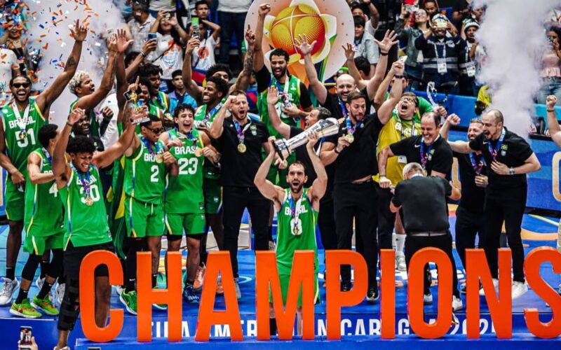Brasil é campeão da AmeriCup de basquete após 16 anos de jejum
