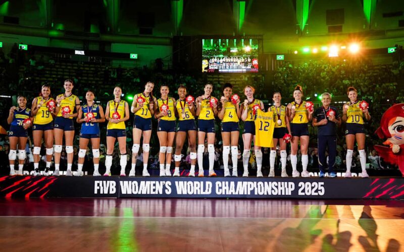 Brasil garante bronze no Campeonato Mundial de vôlei feminino