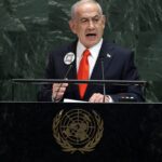 Delegações deixam cadeiras vazias durante discurso de Netanyahu na ONU