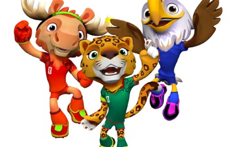 Fifa apresenta trio de mascotes para a Copa do Mundo de 2026