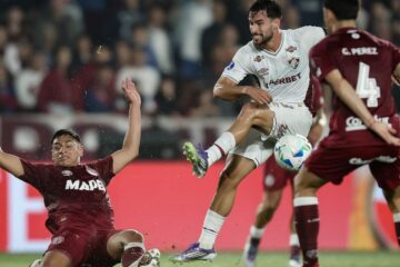 Fluminense sai em desvantagem diante do Lanús na Copa Sul-Americana