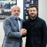 Lula encontra Zelensky e diz que não há "saída militar" para guerra