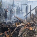 Mais de 15 moradias são atingidas por incêndio em Cubatão