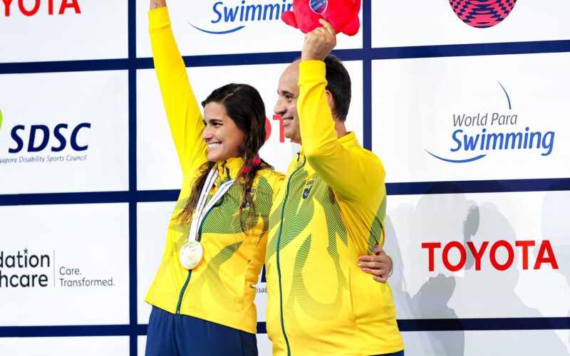 Mundial de natação paralímpica: Brasil mira top-5 no último dia