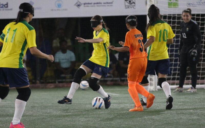 Brasil estreia com vitória na Copa do Mundo de futebol de cegas