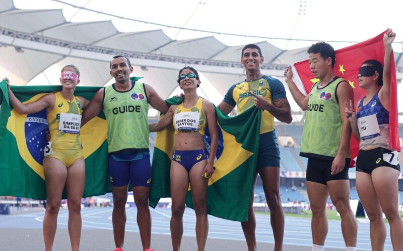 Brasil faz história e termina Mundial de Atletismo Paralímpico em 1º