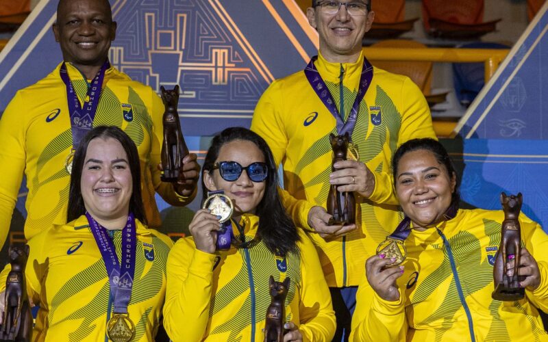 Brasil fecha Mundial de halterofilismo com ouro nas equipes femininas