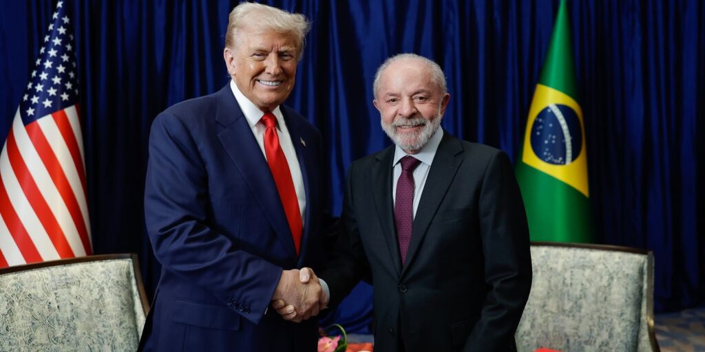 Casa Branca publica foto de encontro de Lula e Trump
