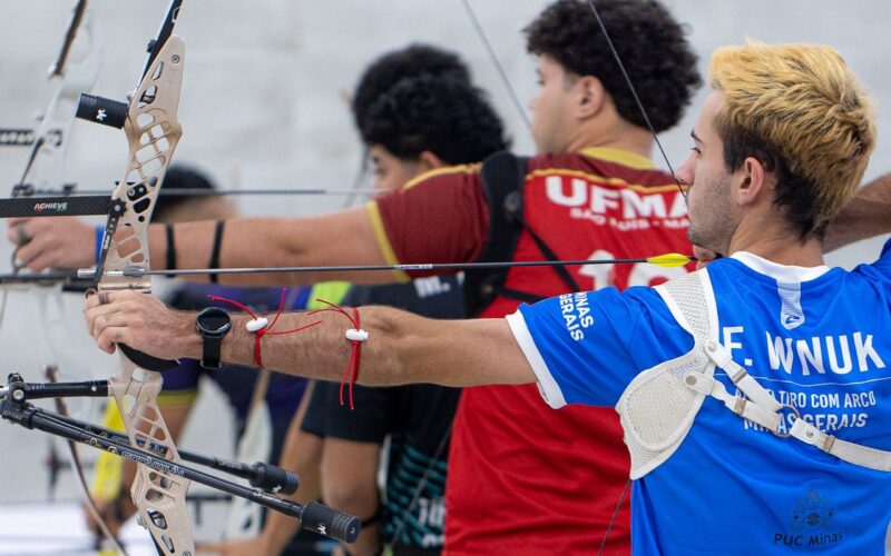 Fabio Klier é ouro no tiro com arco na estreia da modalidade no JUBs