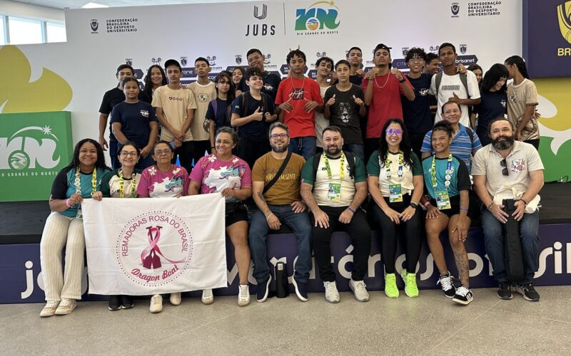 Jogos Universitários Brasileiros abrem espaço para o Outubro Rosa