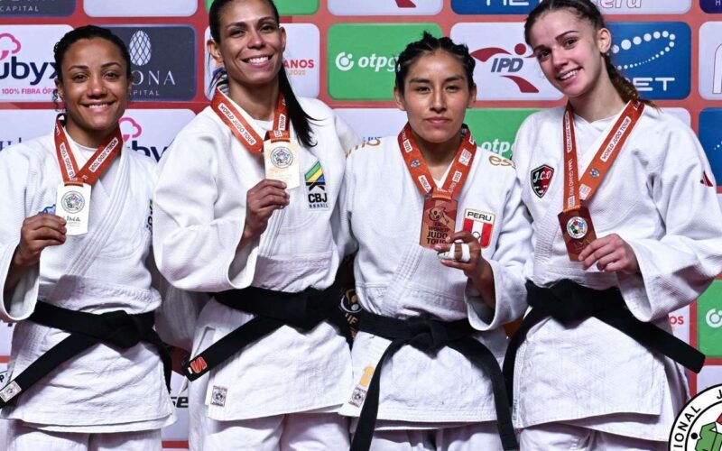 Judocas brasileiras levam 4 medalhas no 1º dia do Grand Prix de Lima