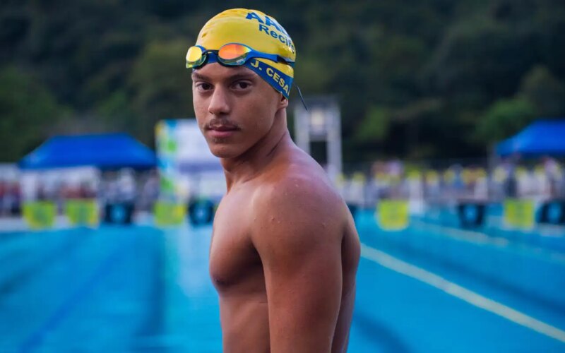 Nadador de Recife tenta aumentar coleção de ouros nos Jubs