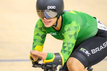 Sabrina Custódia voltou a brilhar no Mundial de ciclismo de pista