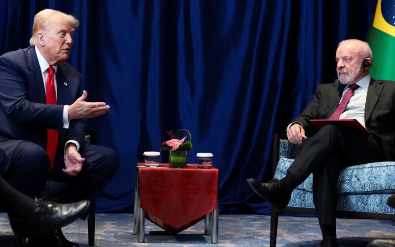 Trump parabeniza Lula e diz que negociações com Brasil prosseguem