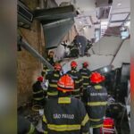 Uma pessoa morre após desabamento de teto de restaurante em SP