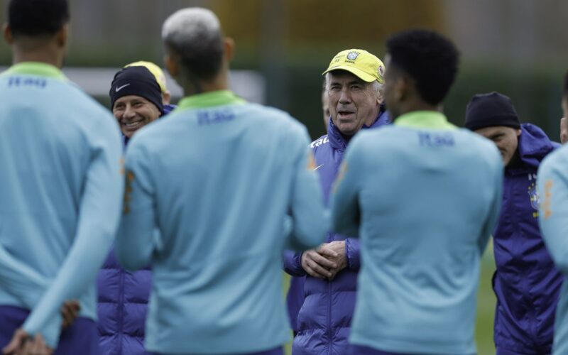 Ancelotti começa a esboçar equipe para amistoso contra o Senegal