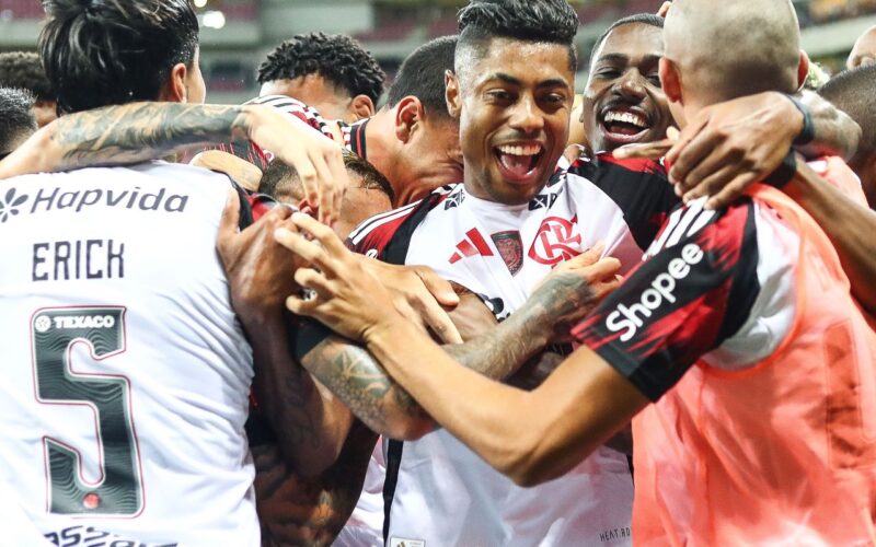Flamengo goleia Sport e assume liderança; Palmeira vence Santos