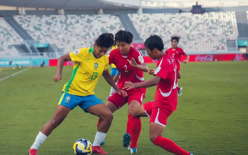 Mundial Sub-17 Feminino: Brasil luta, mas perde para Coreia do Norte