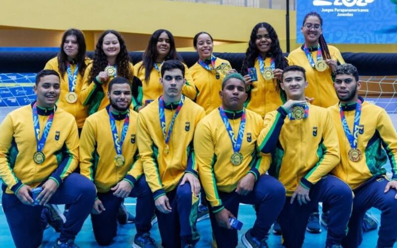 Parapan de Jovens: Brasil garante dobradinha dourada no goalball
