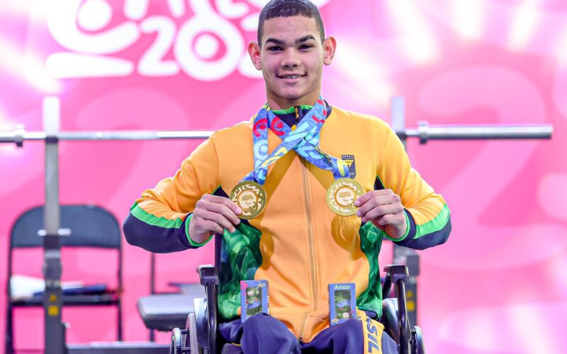 Parapan de jovens: Brasil conquista 12 medalhas em dia de recorde