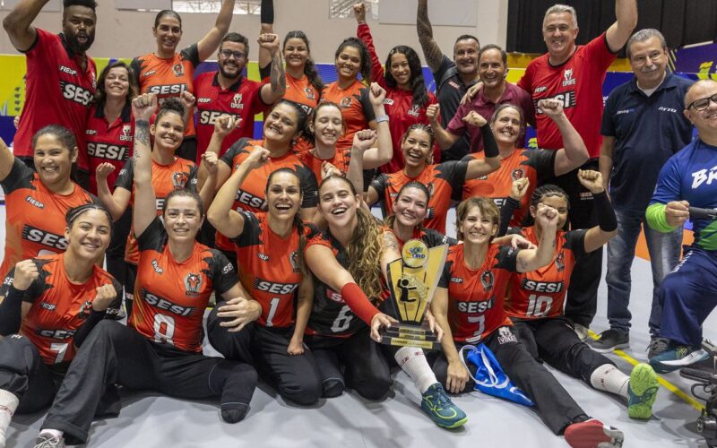 Sesi-SP conquista Campeonato Brasileiro de vôlei sentado feminino